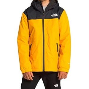 The North Face Boys' Warm Storm Rain Jacket Summit Gold - NWT